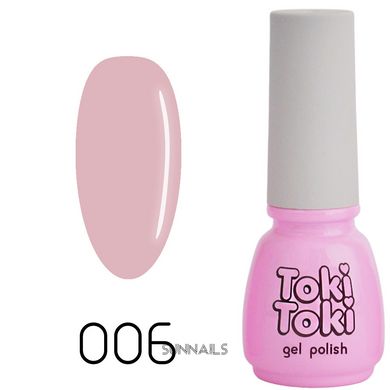 Toki-Toki Gel polish, 006, 5 мл — гель-лак для нігтів