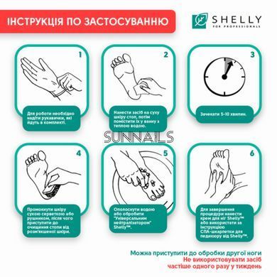 Shelly Гель-кератолітик для видалення мозолів і натоптишів М'яке лезо, 200 мл