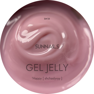 DA&rsquo;23 Gel Jelly &rsquo;Happy [shchaslyvyy], 15 мл &mdash; гель-желе для нарощення нігтів, щасливий