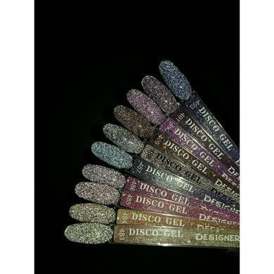 Designer Professional Disco gel polish, 487, 9 мл &mdash; світловідбивний гель-лак для нігтів