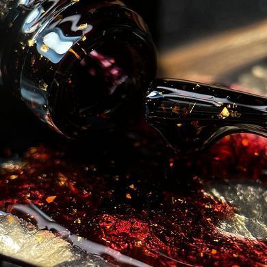 NAILSOFTHEDAY Malbec base potal, 02, 10 мл &mdash; вітражна база з золотою поталлю