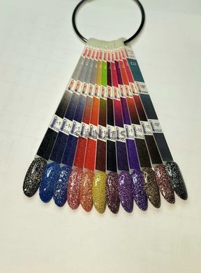 Global Fashion гель-лак Reflective Glitter Temperature Colors Change gel, 221, 8 мл