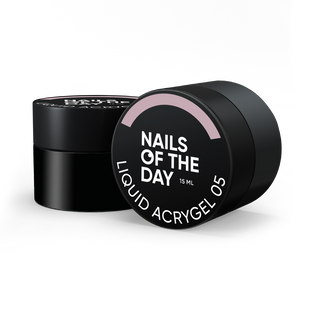 NAILSOFTHEDAY Liquid Acrygel, 05, 15 мл &mdash; рідкий акригель нової формули для нігтів, пильно&ndash;рожевий