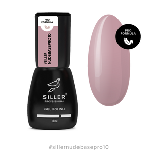 Siller Nude Pro Base, 10, 8 мл &mdash; нюдова база для гель-лаку