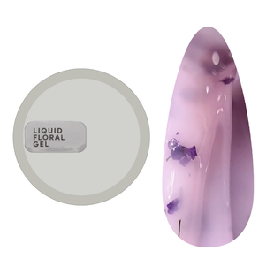 SAGA Professional Liquid Floral Gel, 02, 15 мл &mdash; рідкий гель із сухоцвітами