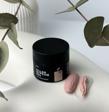 Siller Gypsum gel 2, 5 мл &mdash; гіпс-гель (гель-паста) для створення обʼємних дизайнів на нігтях