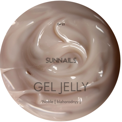DA&rsquo;23 Gel Jelly &rsquo;Noble [blahorodnyy], 15 мл &mdash; гель-желе для нарощення нігтів, благородний
