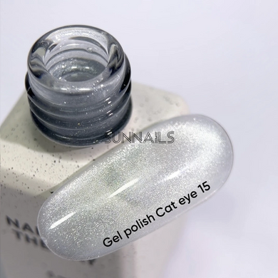 NAILSOFTHEDAY Cat Eye gel polish, 15, 6 мл &mdash; гель-лак з ефектом котяче око із легким світловідбиваючим ефектом