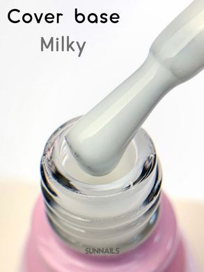 Toki-Toki Base, Milky, 5 мл — камуфлююча молочна база для гель-лаку