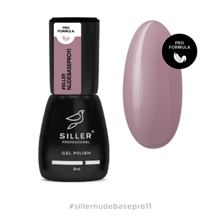 Siller Nude Pro Base, 11, 8 мл &mdash; нюдова база для гель-лаку