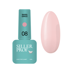 Siller Base&Grace 08, 8 мл &mdash; база для гель-лаку камуфлююча