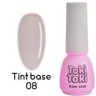 Toki-Toki Tint Base, 08, 5 мл &mdash; кольорова база для гель-лаку