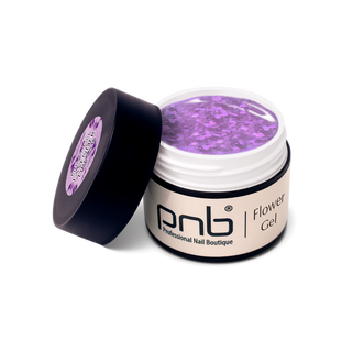 PNB Flower Gel, Lavender Dreams, 5 мл — гель із сухоцвітами, лавандові мрії