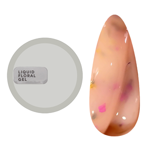 SAGA Professional Liquid Floral Gel, 04, 15 мл &mdash; рідкий гель із сухоцвітами