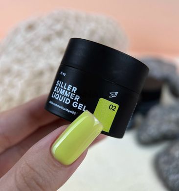 Siller Summer Liquid Gel, 02, 15 мл &mdash; гель для нарощення нігтів в банці