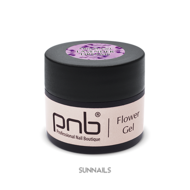 PNB Flower Gel, Lavender Dreams, 5 мл — гель із сухоцвітами, лавандові мрії