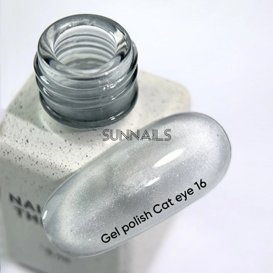 NAILSOFTHEDAY Cat Eye gel polish, 16, 6 мл &mdash; гель-лак з ефектом котяче око із легким світловідбиваючим ефектом