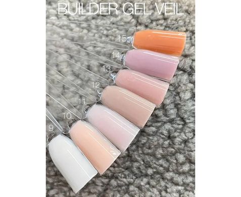 SAGA Professional Builder Gel Veil, 09, 15 мл — гель для нарощення