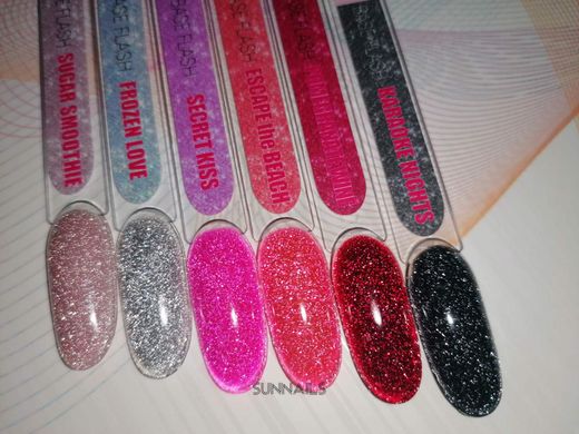 Nails Molekula Base Flash, Frozen Love, 12 мл — світловідбивна база для гель-лаку, заморожена любов