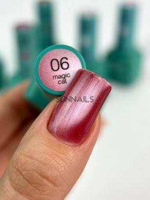 Siller Magic Cat Gel Polish, 06, 8 мл &mdash; гель-лак для нігтів з ефектом котяче око