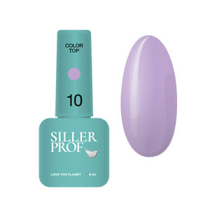 Siller Color Top, 10, 8 мл &mdash; кольоровий топ для гель-лаку