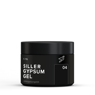 Siller Gypsum gel 4, 5 мл &mdash; гіпс-гель (гель-паста) для створення обʼємних дизайнів на нігтях