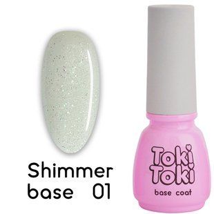 Toki-Toki Shimmer Base, 01, 5 мл &mdash; база для гель-лаку з шимером