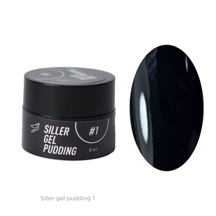 Siller gel polish, Gel Pudding, 01, 5 мл &mdash; твердий гель-лак для нігтів