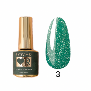 LOVER gel polish Fiery Dragon, 03, 9 мл &mdash; гель-лак для нігтів світловідбивний