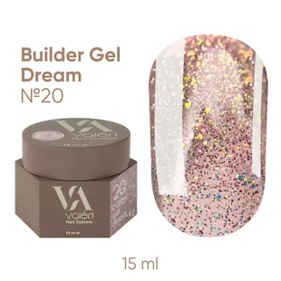NEW Valeri Dream Builder Gel, 20, 15 мл &mdash; гель для нарощення нігтів