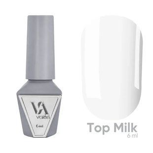 NEW Valeri Top Milk, 6 мл &mdash; молочний топ для гель-лаку без липкого шару