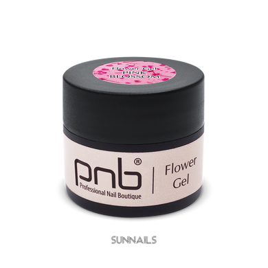 PNB Flower Gel, Pink Blossom, 5 мл — гель із сухоцвітами, рожевий цвіт