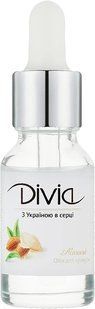 Divia Cuticle Oil, Almond, 15 мл &ndash; олія для кутикули з мигдалем