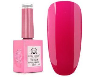 Global Fashion French Rubber Base Neon, 04, 15 мл &mdash; каучукова кольорова неонова база