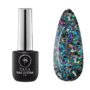 SAGA Professional New York Disco gel polish, 05, 9 мл &mdash; світловідбивний гель-лак для нігтів