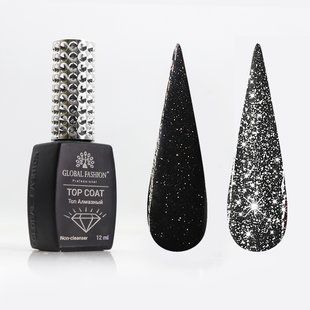 Global Fashion Топ світловідбивний, срібний, 12 мл