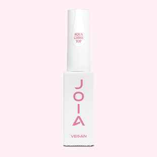 JOIA vegan Top Aqua Gloss, 8 мл — топ глянцевий без липкого шару