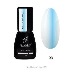 Siller Perl Top, 03, 8 мл &mdash; перлинний топ з ефектом втирки