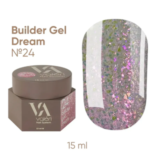 NEW Valeri Dream Builder Gel, 24, 15 мл &mdash; гель для нарощення нігтів