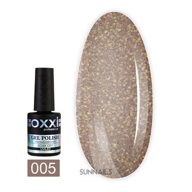 OXXI gel polish, Disco, 05, 10 мл — гель-лак для нігтів світловідбивний