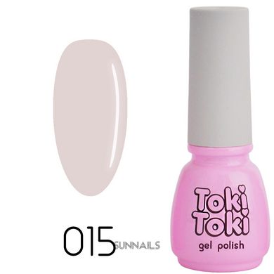 Toki-Toki Gel polish, 015, 5 мл — гель-лак для нігтів