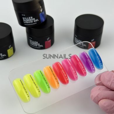 Siller Summer Liquid Gel, 09, 15 мл &mdash; гель для нарощення нігтів в банці