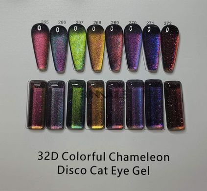 Global Fashion гель-лак 32D Chameleon Disco, 265, 8 мл