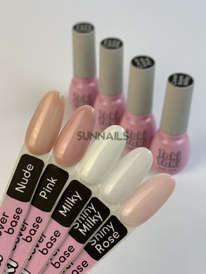 Toki-Toki Base, Shiny Rose, 5 мл &mdash; камуфлююча рожева база для гель-лаку з блиском