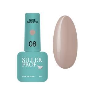 Siller Nude Pro Base, 08 , 8 мл &mdash; нюдова база для гель-лаку