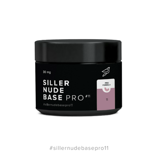 Siller Nude Pro Base, 11, 30 мл &mdash; нюдова база для гель-лаку