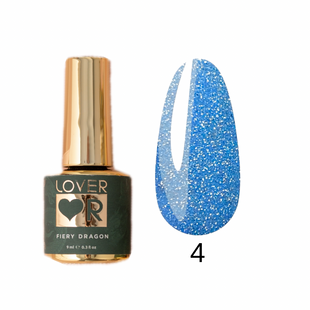 LOVER gel polish Fiery Dragon, 04, 9 мл &mdash; гель-лак для нігтів світловідбивний
