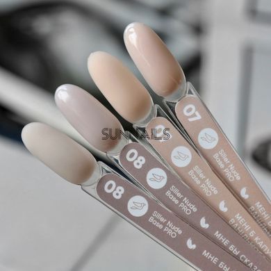 Siller Nude Pro Base, 08 , 8 мл &mdash; нюдова база для гель-лаку