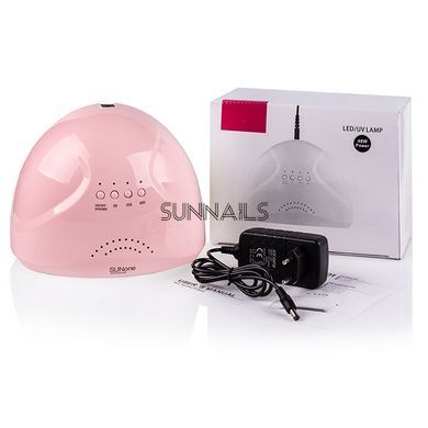 Лампа для манікюру SunOne, LED+UV, 48W, PASTEL PINK (аналог)