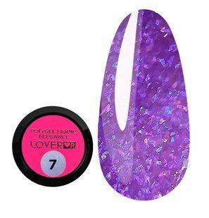 LOVER Polygel Elegance, 07, 15 мл &mdash; полігель для нарощення нігтів